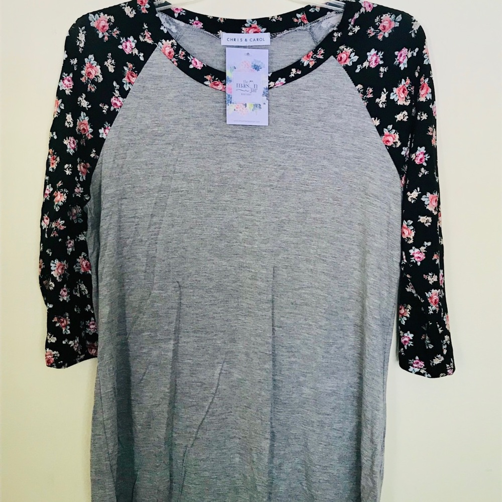 Flower Power 3/4 l sleeves tee